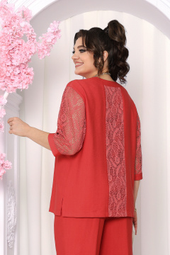 Блуза, брюки Ninele 7487 красный - фото 2