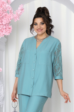 Блуза, брюки Ninele 7487 морской - фото 2