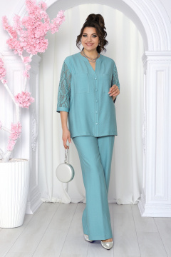 Блуза, брюки Ninele 7487 морской - фото 5
