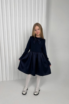 Платье Tammi 1T117-25/1 синий-темно-синий - фото 4