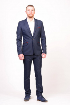 Брюки, пиджак LAGENTE 0637.170 темно-синий - фото 1