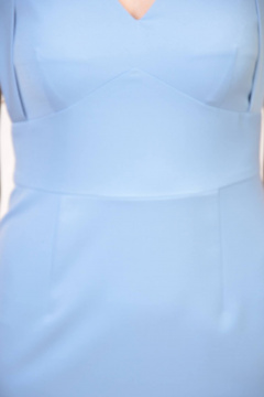 Платье Domna 422(170) голубой - фото 4