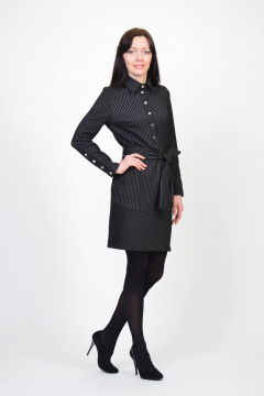 Платье Domna 393 черный - фото 2