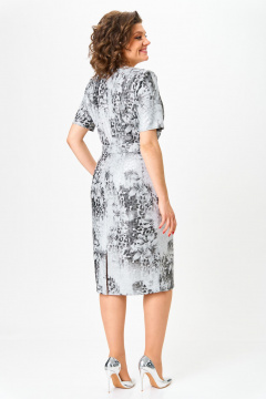 Платье Орхидея 1536 серый - фото 2