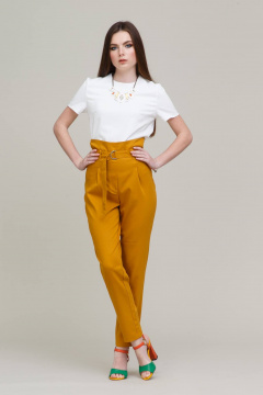 Брюки Domna 12079(170) шафрановый - фото 3