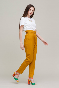 Брюки Domna 12079(170) шафрановый - фото 2
