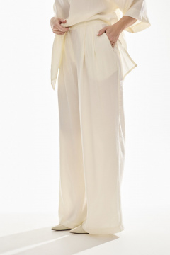 Брюки DAVA 5229 молочный - фото 4