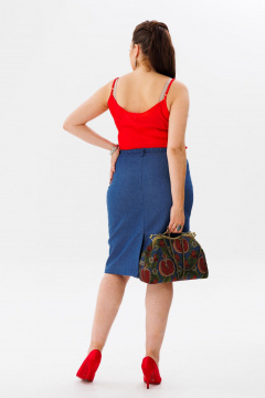 Юбка Anelli 1410 туманная_заря - фото 5