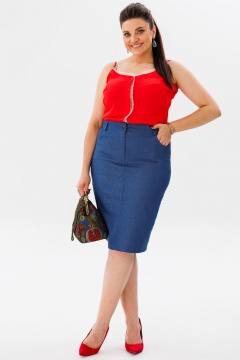 Юбка Anelli 1410 туманная_заря - фото 1