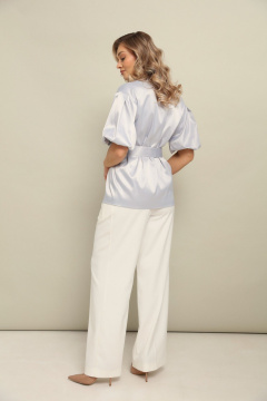 Брюки, жакет LM К1460110 серебро - фото 5