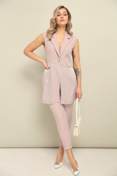 Брюки, жилет LM К1250145 розовый - фото 4