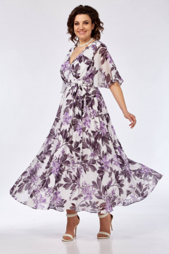 Платье Ольга Стиль С-914 цветы - фото 1