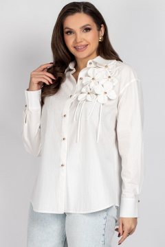 Блуза VIZAVI 820 молочный - фото 3