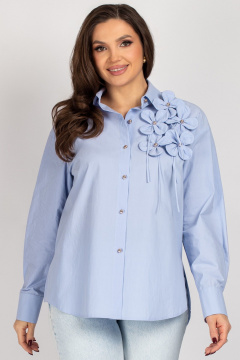 Блуза VIZAVI 820 нежно-голубой - фото 3
