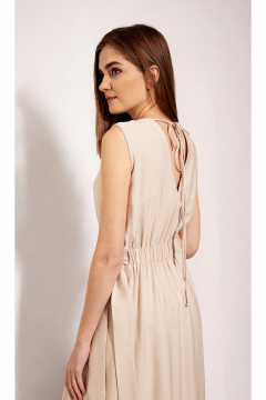 Платье Nova Line 50408 светло-бежевый - фото 3