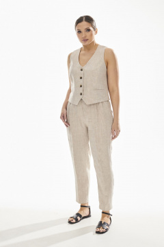 Жилет DAVA 3230 бежевый - фото 5