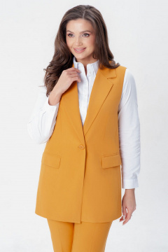 Брюки, жилет IVARI 20403/1 горчичный - фото 5