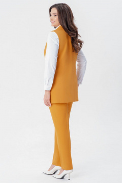 Брюки, жилет IVARI 20403/1 горчичный - фото 4