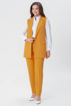 Брюки, жилет IVARI 20403/1 горчичный - фото 3