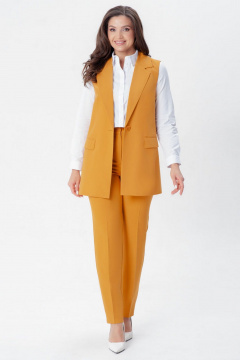 Брюки, жилет IVARI 20403/1 горчичный - фото 2