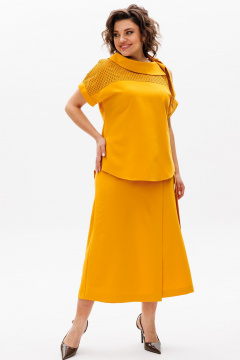 Блуза, кюлоты Michel chic 1418 охра - фото 1
