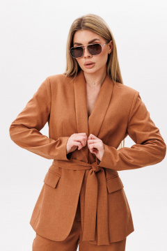 Брюки, жакет Amberа Style 2041-2 терракот - фото 5