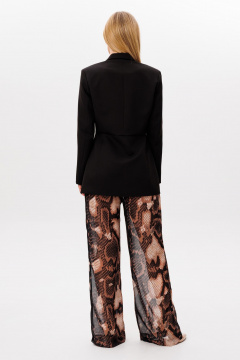 Брюки, жакет Amberа Style 2108 черный-питон - фото 5