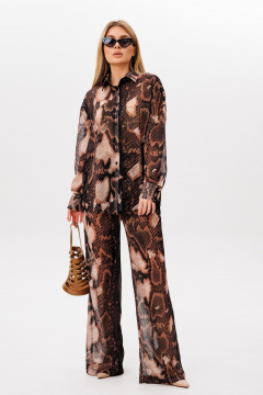 Блуза, брюки Amberа Style 2109 питон - фото 1