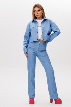 Брюки, жакет Amberа Style 2117 голубой - фото 2