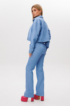 Брюки, жакет Amberа Style 2117 голубой - фото 4