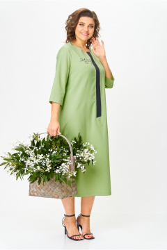 Платье Michel chic 2073/1 фисташковый - фото 3