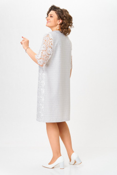 Кардиган, платье Svetlana-Style 2211 серый_лен - фото 2