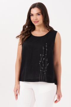 Блуза Панда 16740 черный - фото 1