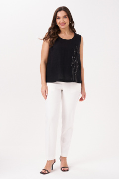 Блуза Панда 16740 черный - фото 2