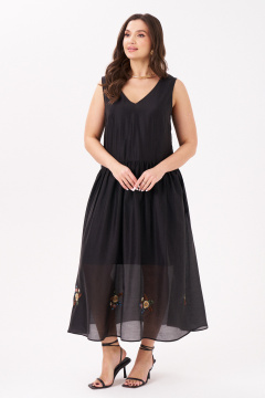 Платье Панда 16880 черный - фото 1