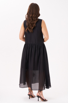 Платье Панда 16880 черный - фото 4