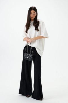 Юбка полуприлегающая в горошек из струящегося полотна ANNETE A1300 - фото 5