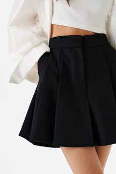 Юбка трапеция из текстиля с карманами ANNETE A1309 - фото 4