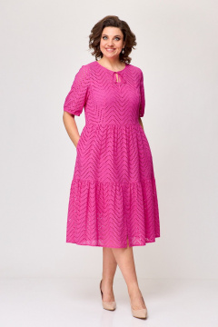 Платье Slaviaelit 538 розовый - фото 3