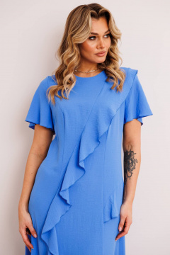 Платье Мода Юрс 2863 голубой - фото 4