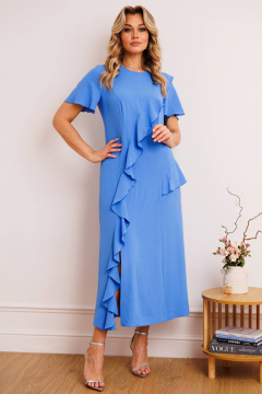 Платье Мода Юрс 2863 голубой - фото 2