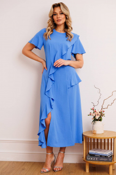 Платье Мода Юрс 2863 голубой - фото 1