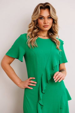Платье Мода Юрс 2863 зеленый - фото 4