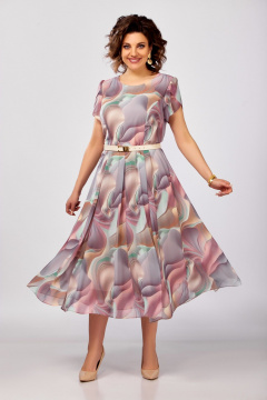 Платье Swallow 843.1 пастельный/мультиколор - фото 4