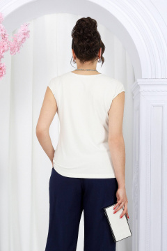 Блуза, брюки, жакет Ninele 7488 синий - фото 3