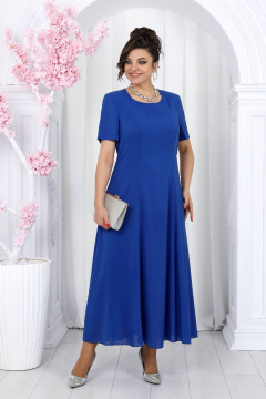 Жакет, платье Ninele 7489 василек - фото 2