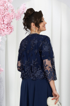 Жакет, платье Ninele 7489 синий - фото 4