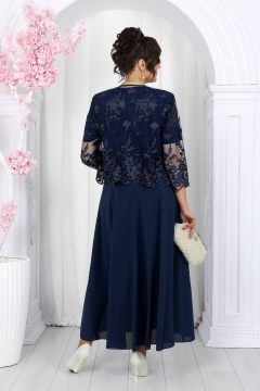 Жакет, платье Ninele 7489 синий - фото 3