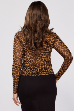 Джемпер LadyThreeStars 2419 леопардовый - фото 4