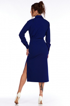 Платье LadyThreeStars 2470 синий - фото 3